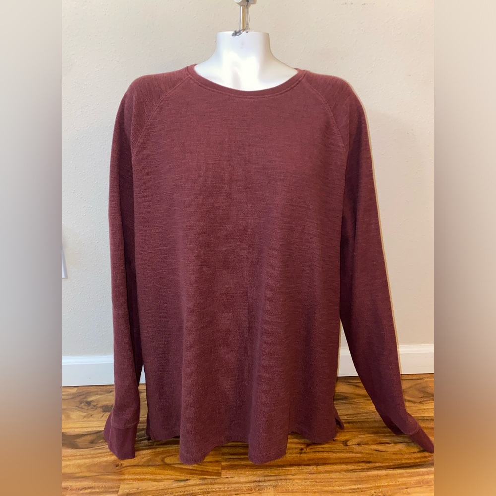 Goodfellow Red Long Sleeve Shirt